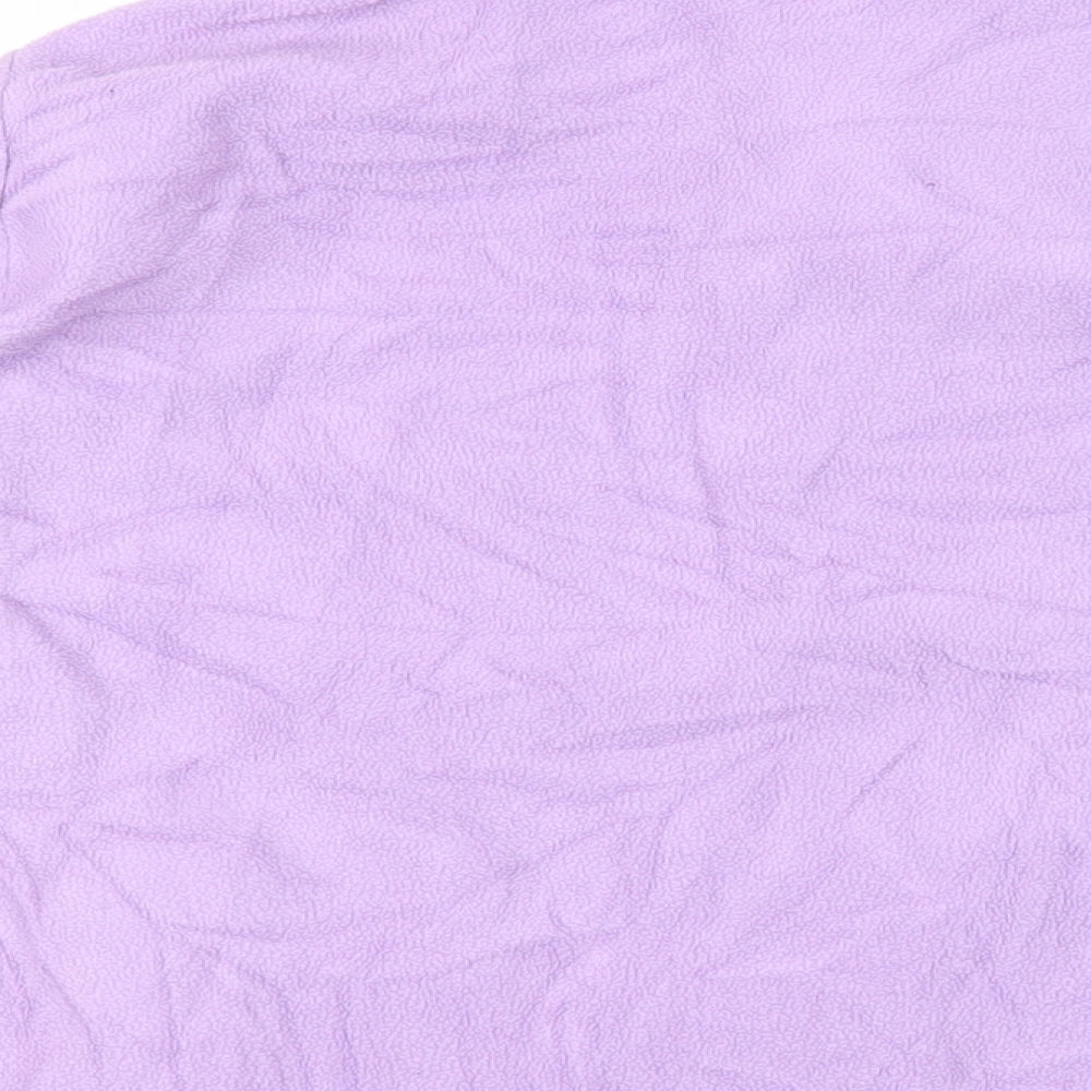 EWM Womens Purple Jacket Size L Zip - Zipped Pockets