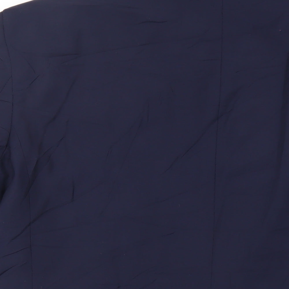 Marks & Spencer Mens Blue Wool Jacket Suit Jacket Size 42 Regular