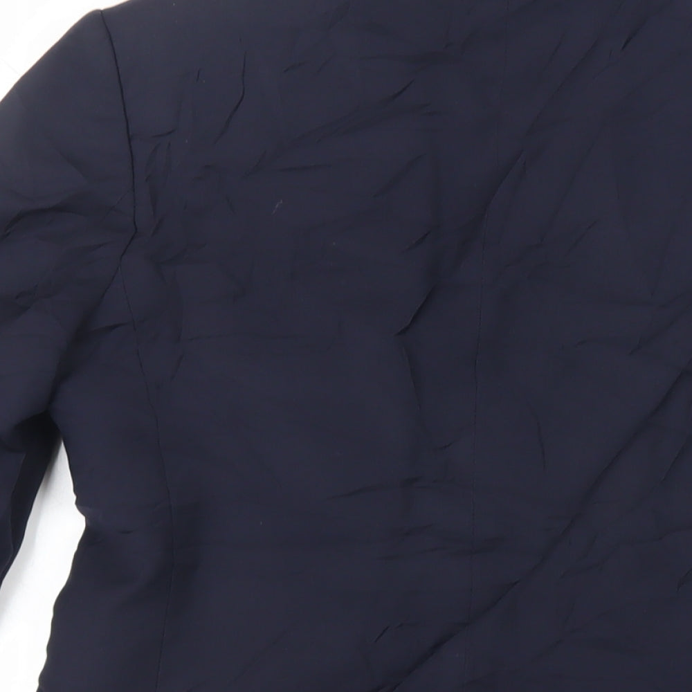 Wardrobes Womens Blue Jacket Blazer Size 8 Button