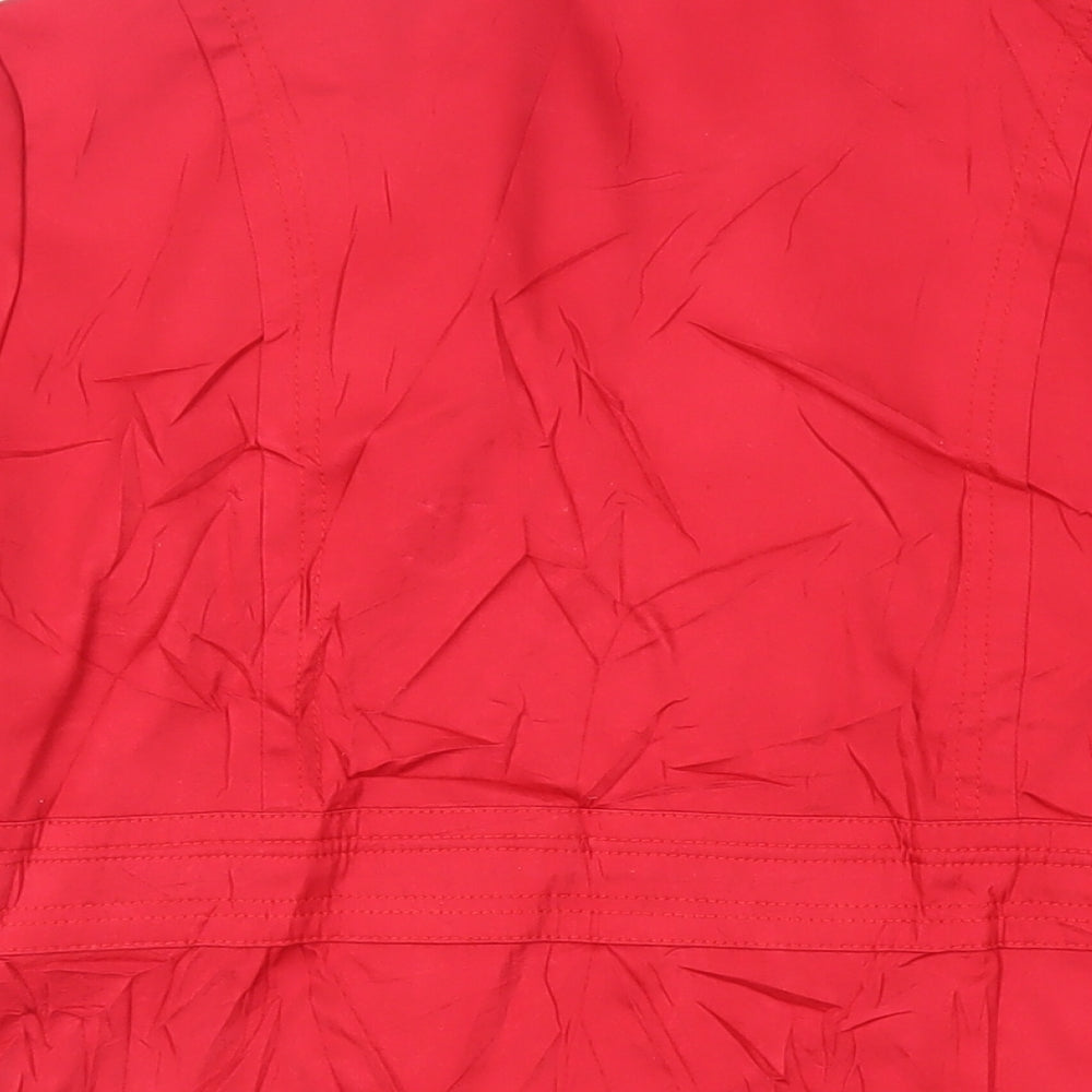 NEXT Womens Red Jacket Size 12 Button
