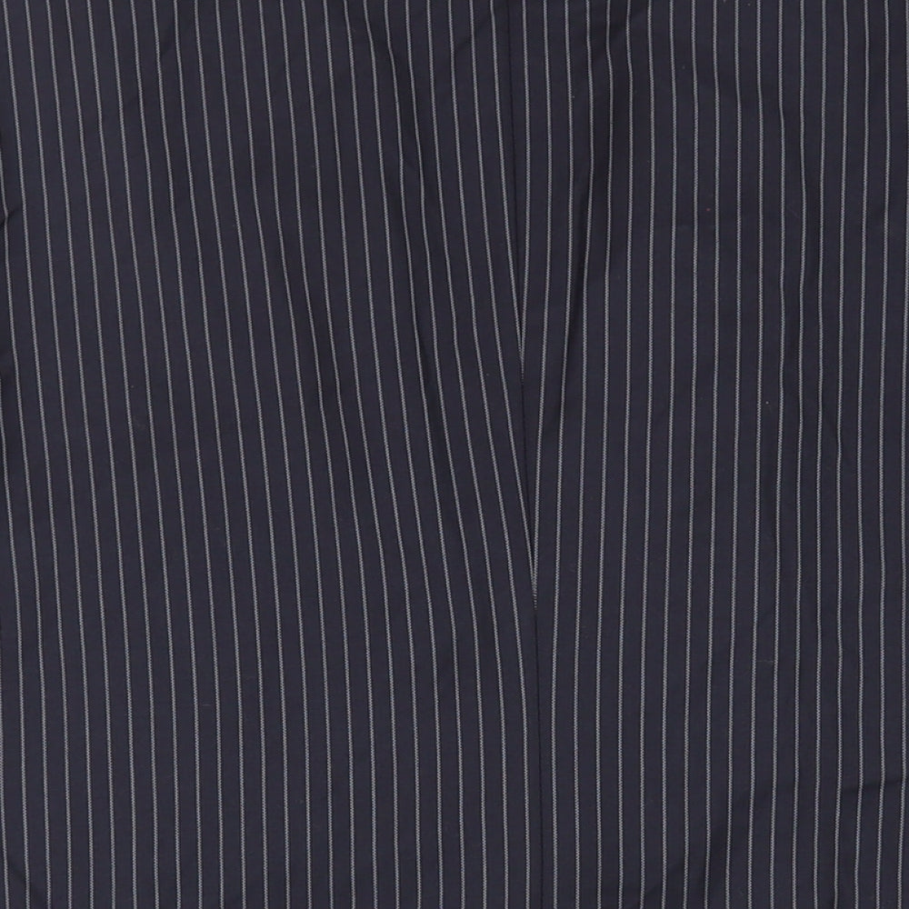 NEXT Mens Blue Striped Wool Jacket Suit Jacket Size 46 Regular