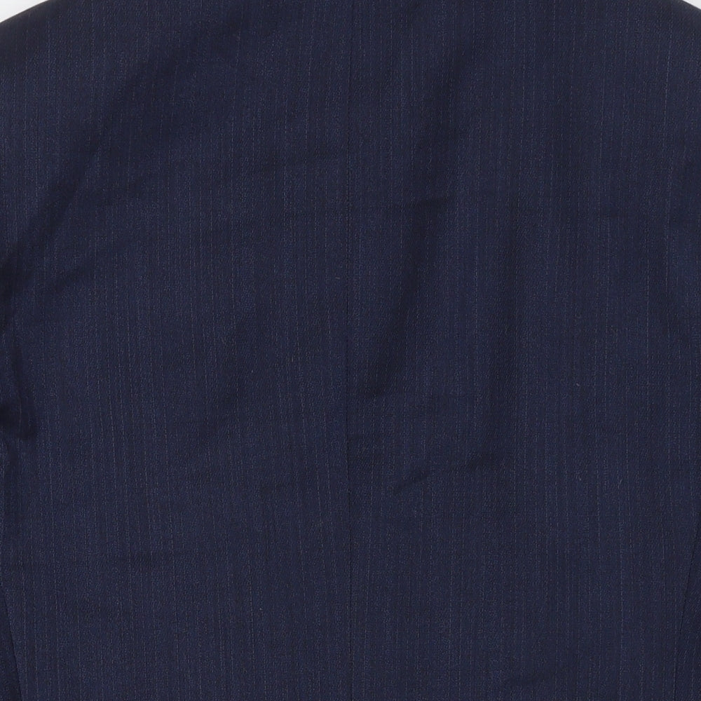 Marks & Spencer Mens Blue Wool Jacket Suit Jacket Size 38 Regular