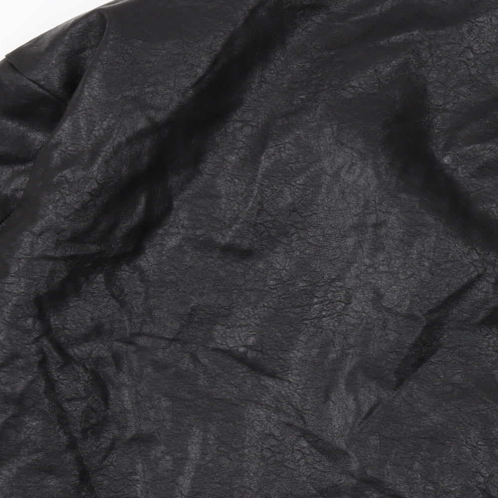 Nasty Gal Womens Black Jacket Size 12 Button