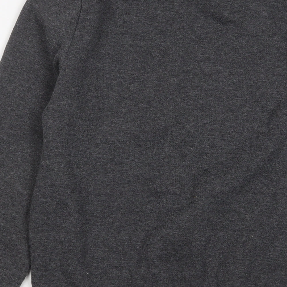 FRIENDS Womens Grey Cotton Pullover Sweatshirt Size 2XS Pullover