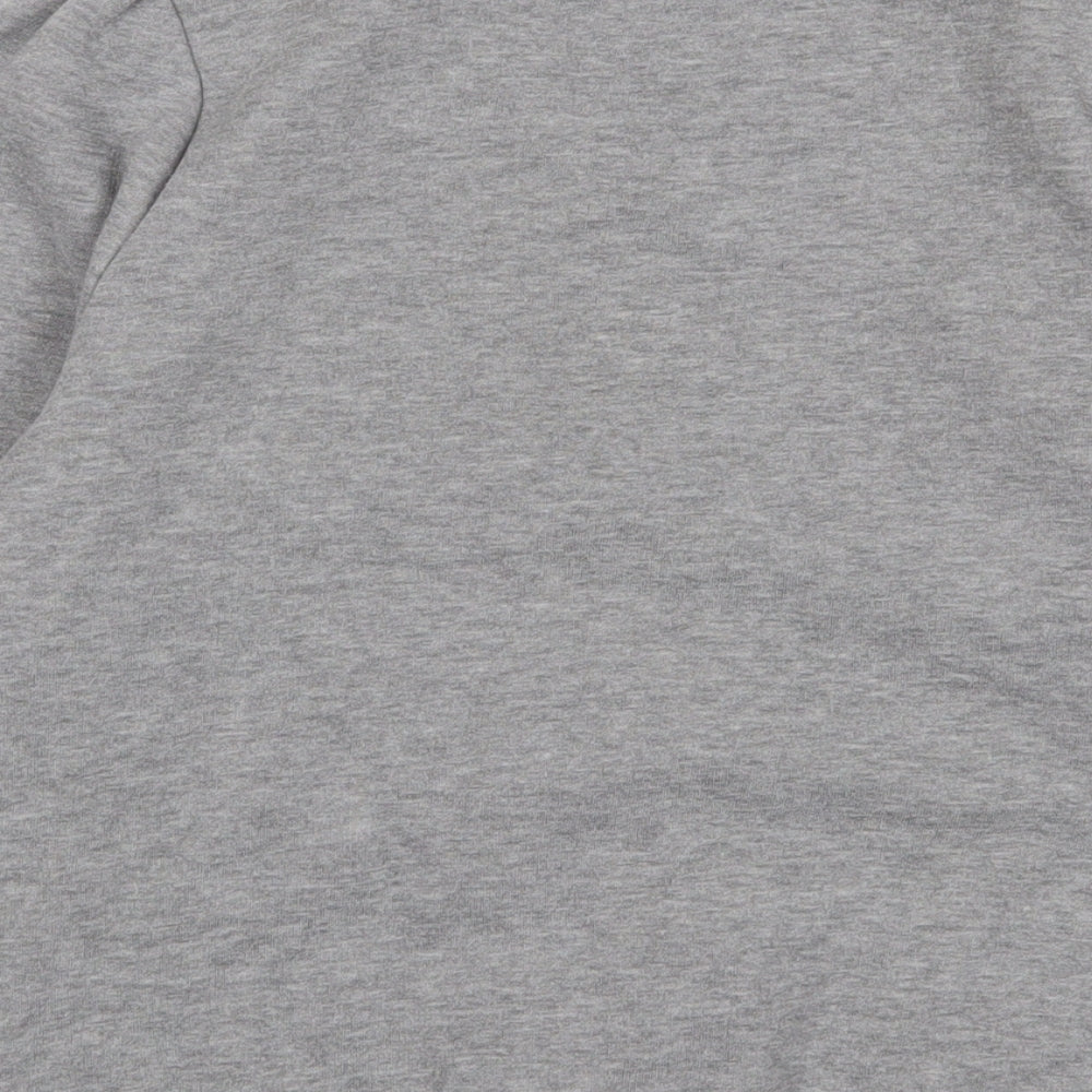 Marks & Spencer Womens Grey Cotton Pullover Sweatshirt Size 10 Pullover