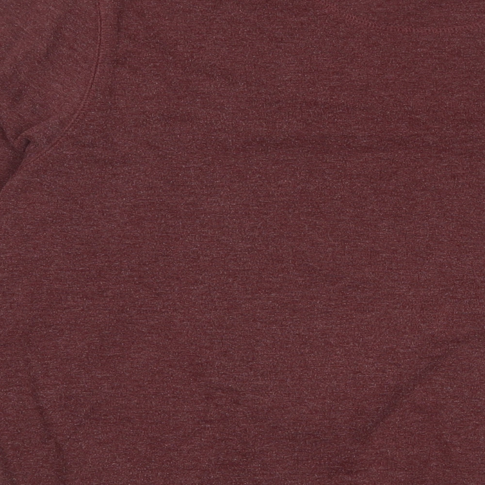 Marks & Spencer Mens Red Cotton Pullover Sweatshirt Size M
