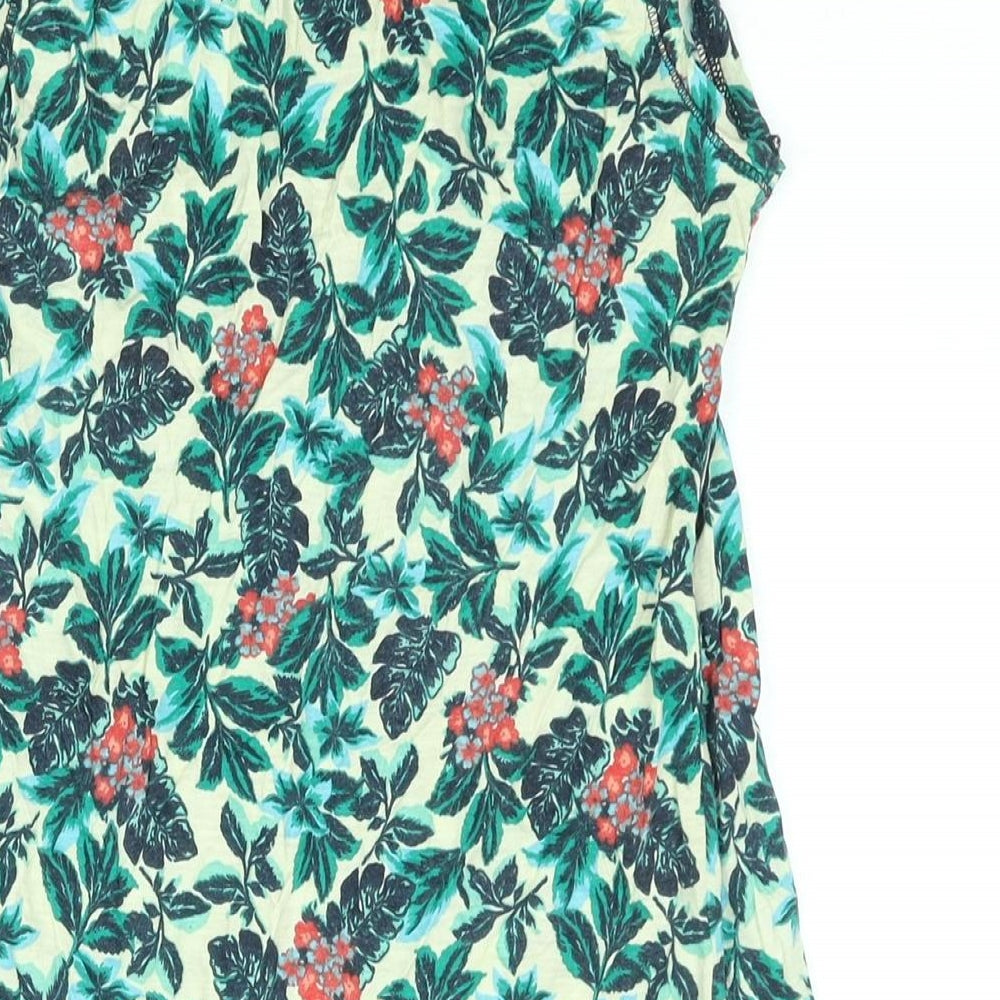 Springfield Womens Multicoloured Floral Polyester Camisole Blouse Size S Scoop Neck