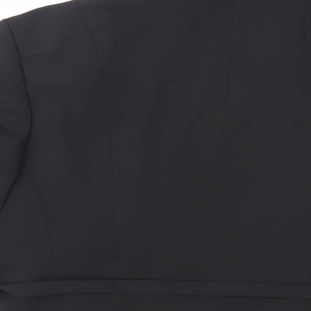 NEXT Womens Black Jacket Blazer Size 14 Hook & Eye