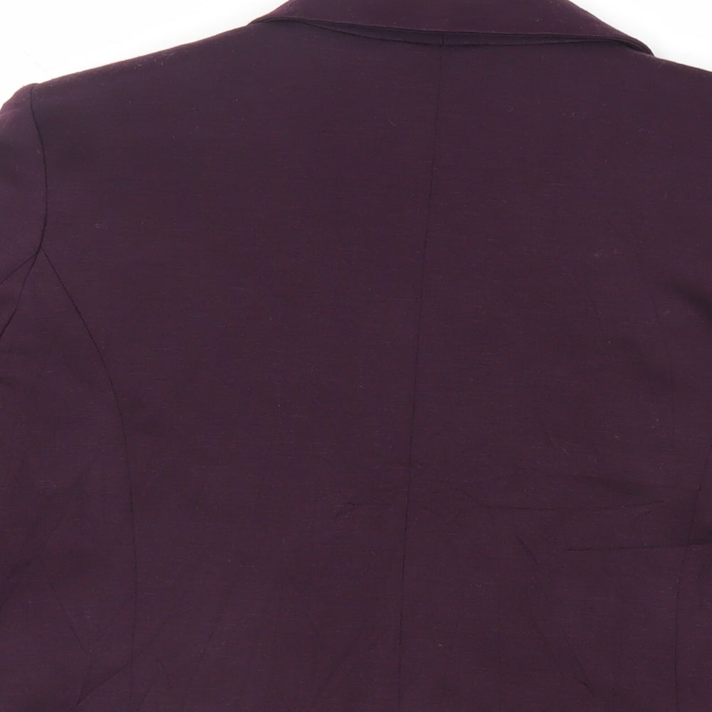 Oasis Womens Purple Jacket Blazer Size 8 - Open