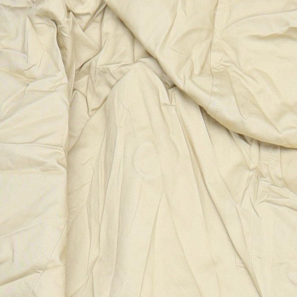 M&S Womens Beige Overcoat Coat Size 14