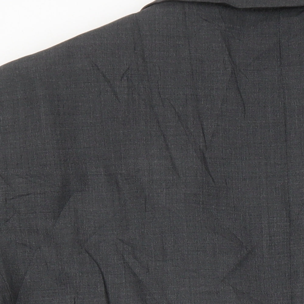 Marks & Spencer Mens Grey Wool Jacket Suit Jacket Size 42 Regular
