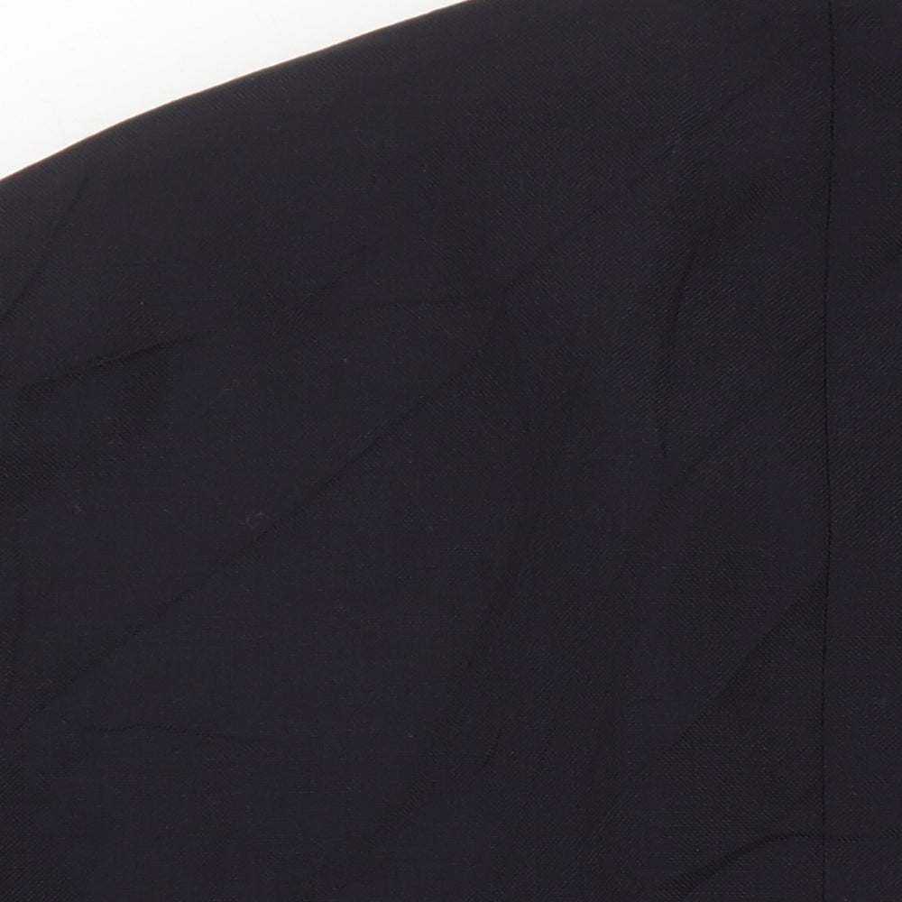 Marks & Spencer Mens Blue Wool Jacket Suit Jacket Size 42 Regular