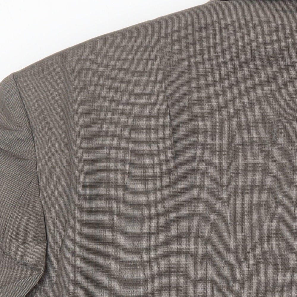 Marks & Spencer Mens Brown Wool Jacket Suit Jacket Size 40 Regular