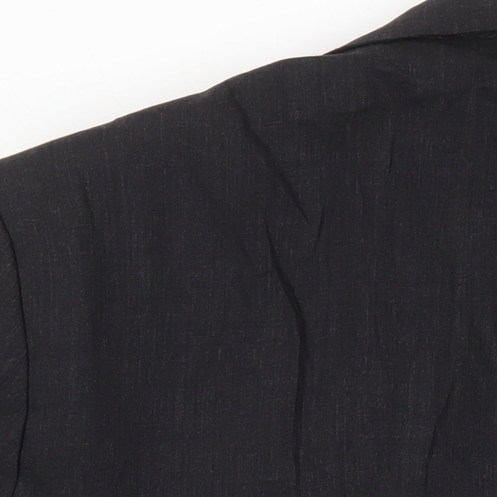 Marks & Spencer Mens Black Wool Jacket Suit Jacket Size 44 Regular