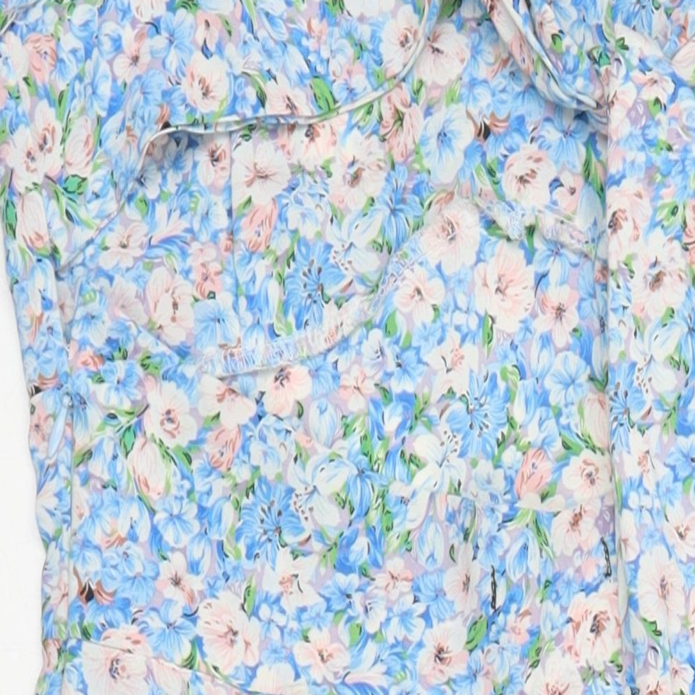 Quiz Womens Multicoloured Floral Polyester A-Line Size 12 Sweetheart