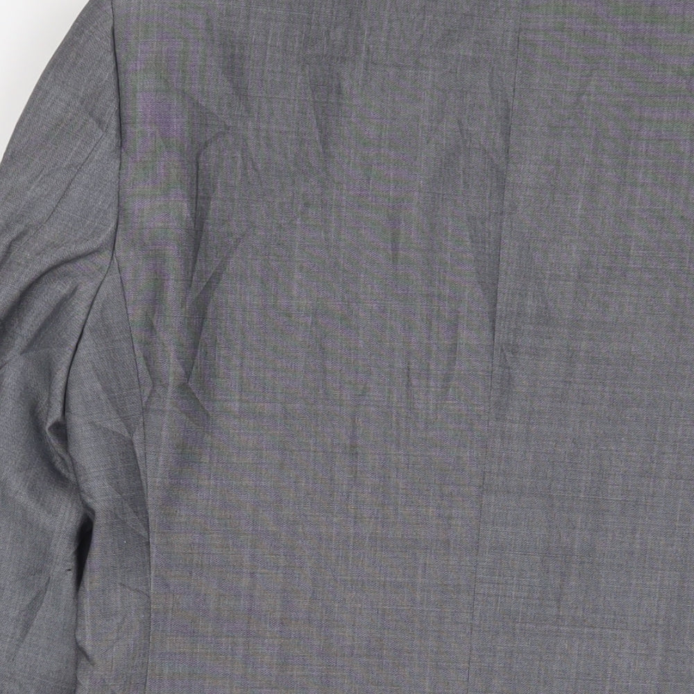 NEXT Mens Grey Wool Jacket Suit Jacket Size 36 Regular