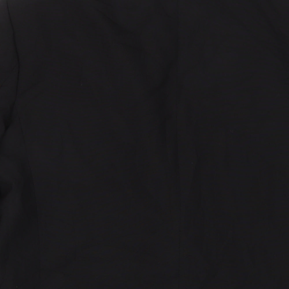 VARTEKS Mens Black Wool Jacket Suit Jacket Size 40 Regular