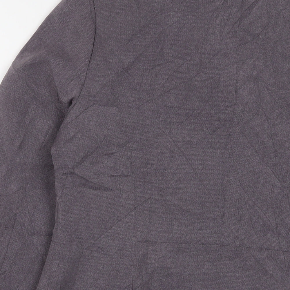 NEXT Womens Grey Jacket Blazer Size 14 Button