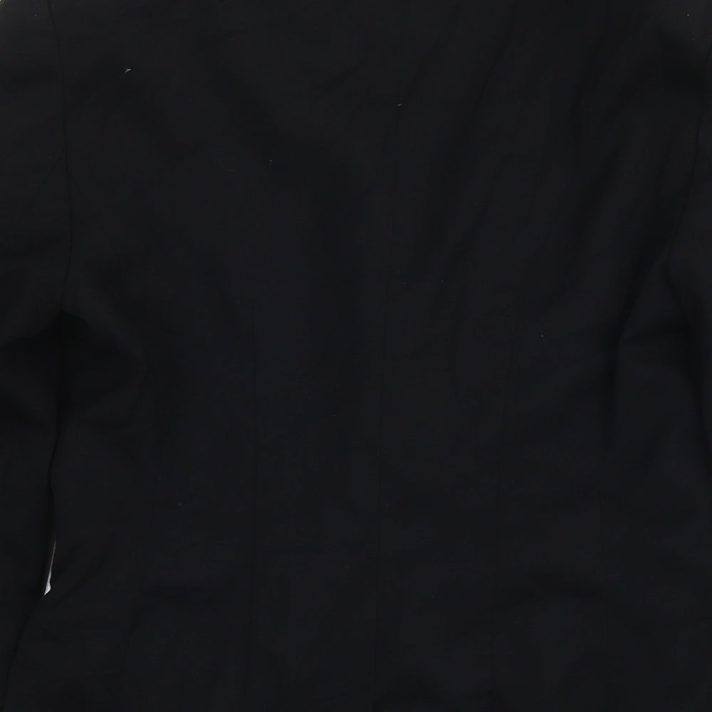 NEXT Womens Black Jacket Blazer Size 10 Button
