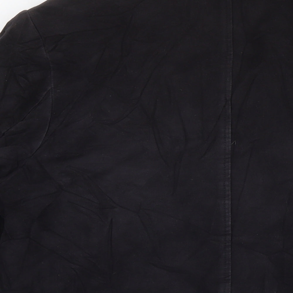 Terry de Havilland Mens Black Jacket Blazer Size L Button