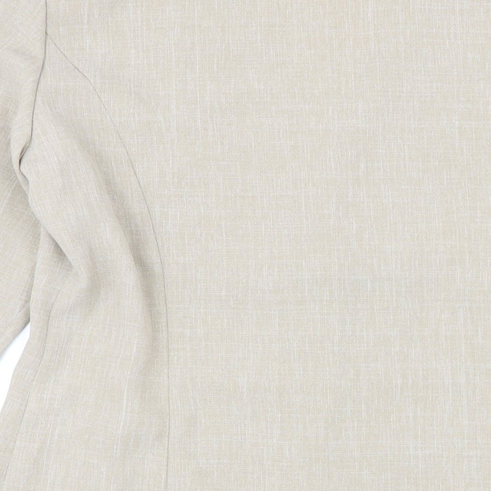 Legacy Womens Beige Jacket Size 10 Button