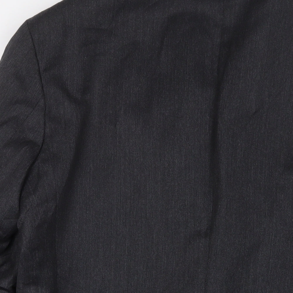 Debenhams Mens Grey Polyester Jacket Suit Jacket Size 42 Regular