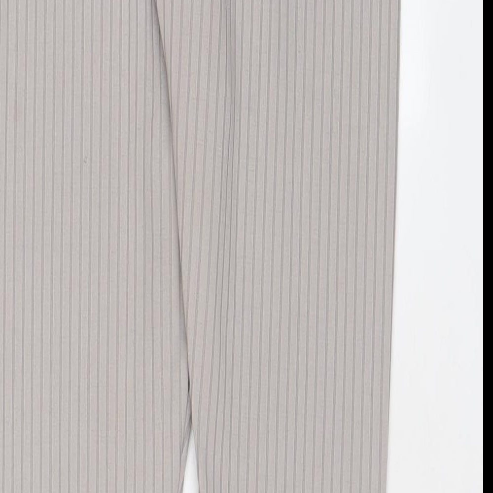 Select Womens Grey Polyester Capri Leggings Size 12 L26 in