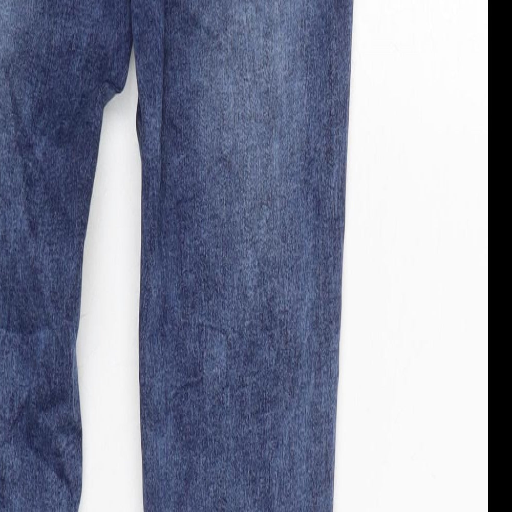 Toxik3 Womens Blue Cotton Blend Skinny Jeans Size 8 L27.5 in Regular Zip