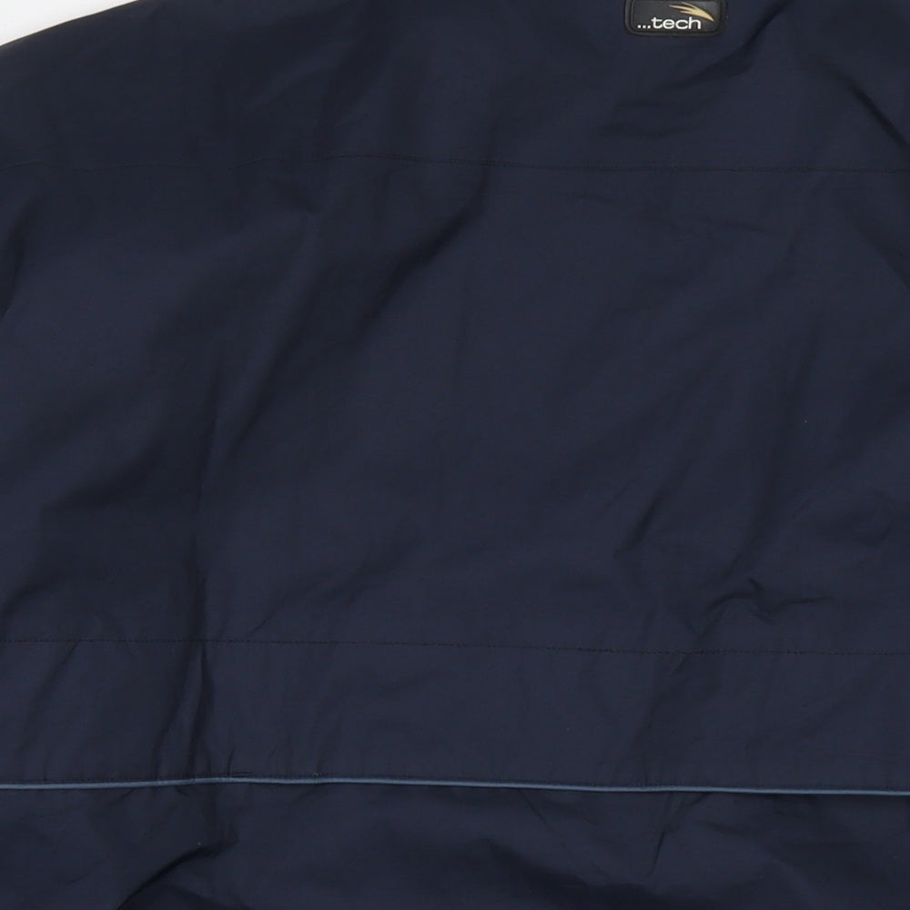 Donnay Mens Blue Jacket Size L Zip - Technical