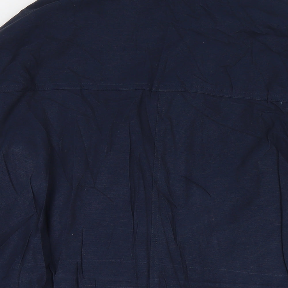 Per Una Womens Blue Parka Coat Size 16 Zip