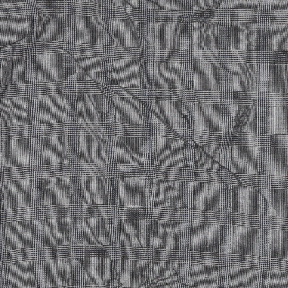 Marks & Spencer Mens Grey Check Wool Jacket Suit Jacket Size 42 Regular