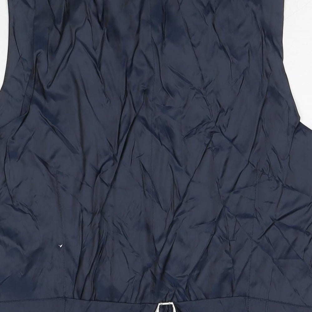 Marks & Spencer Mens Blue Polyacrylate Fibre Jacket Suit Waistcoat Size 42 Regular