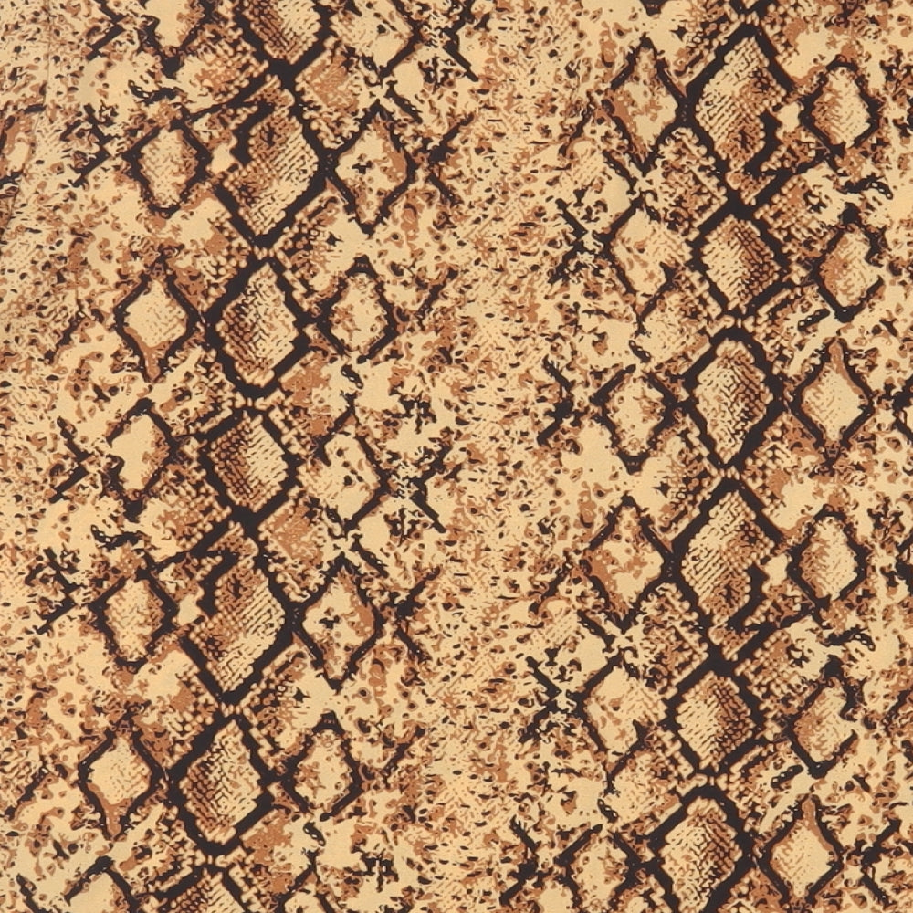 Lipsy Womens Brown Animal Print Polyester Tunic Button-Up Size 10 Collared - Snake Print