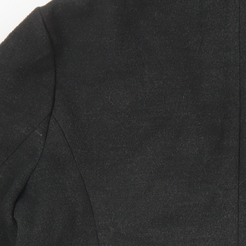 Gina Tricot Womens Grey Overcoat Coat Size 12