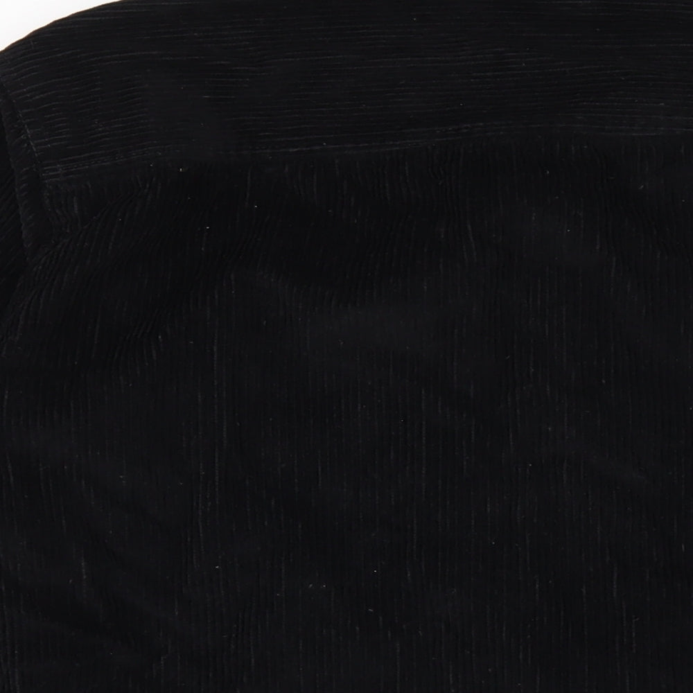 The Idle Man Mens Black Jacket Size L Zip