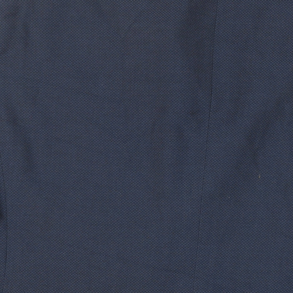Daniel Grahame Mens Blue Polyester Jacket Suit Jacket Size 44 Regular