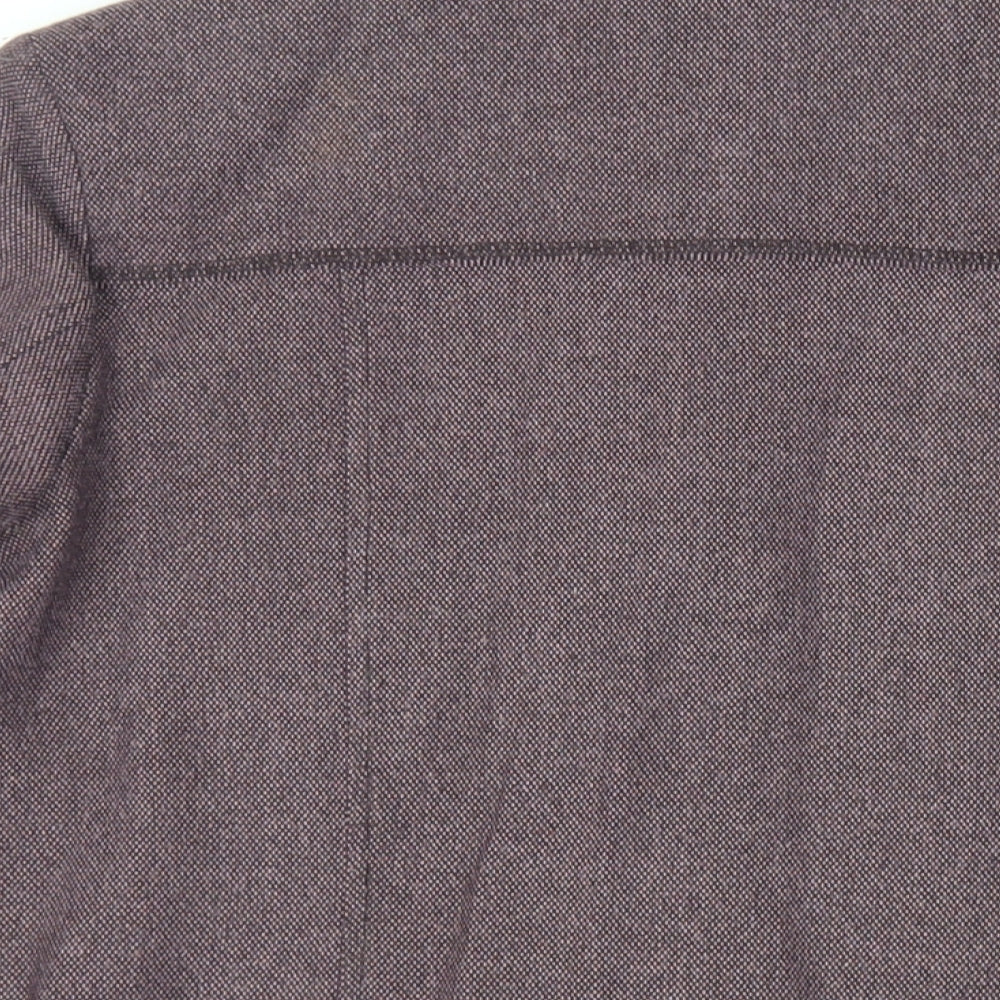 Oscar B. Womens Purple Jacket Size 12 Button - Lightweight