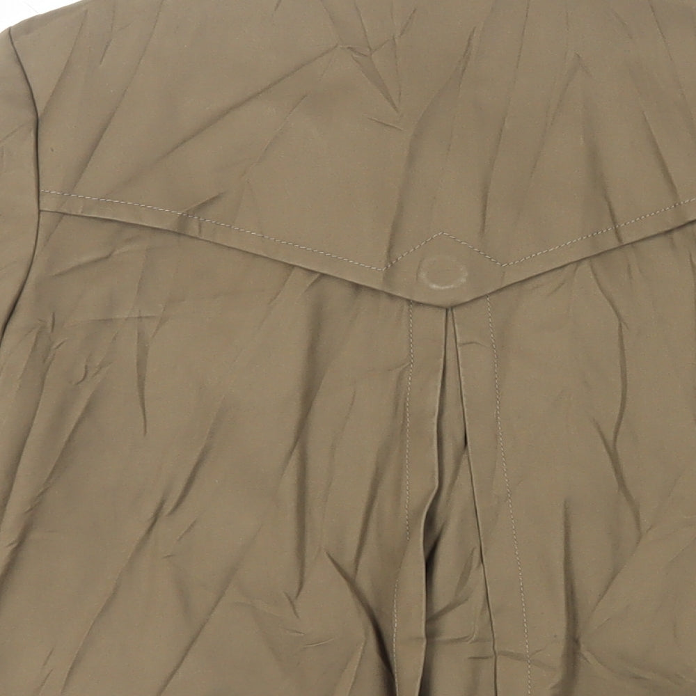 NEXT Womens Brown Jacket Size 8 Snap