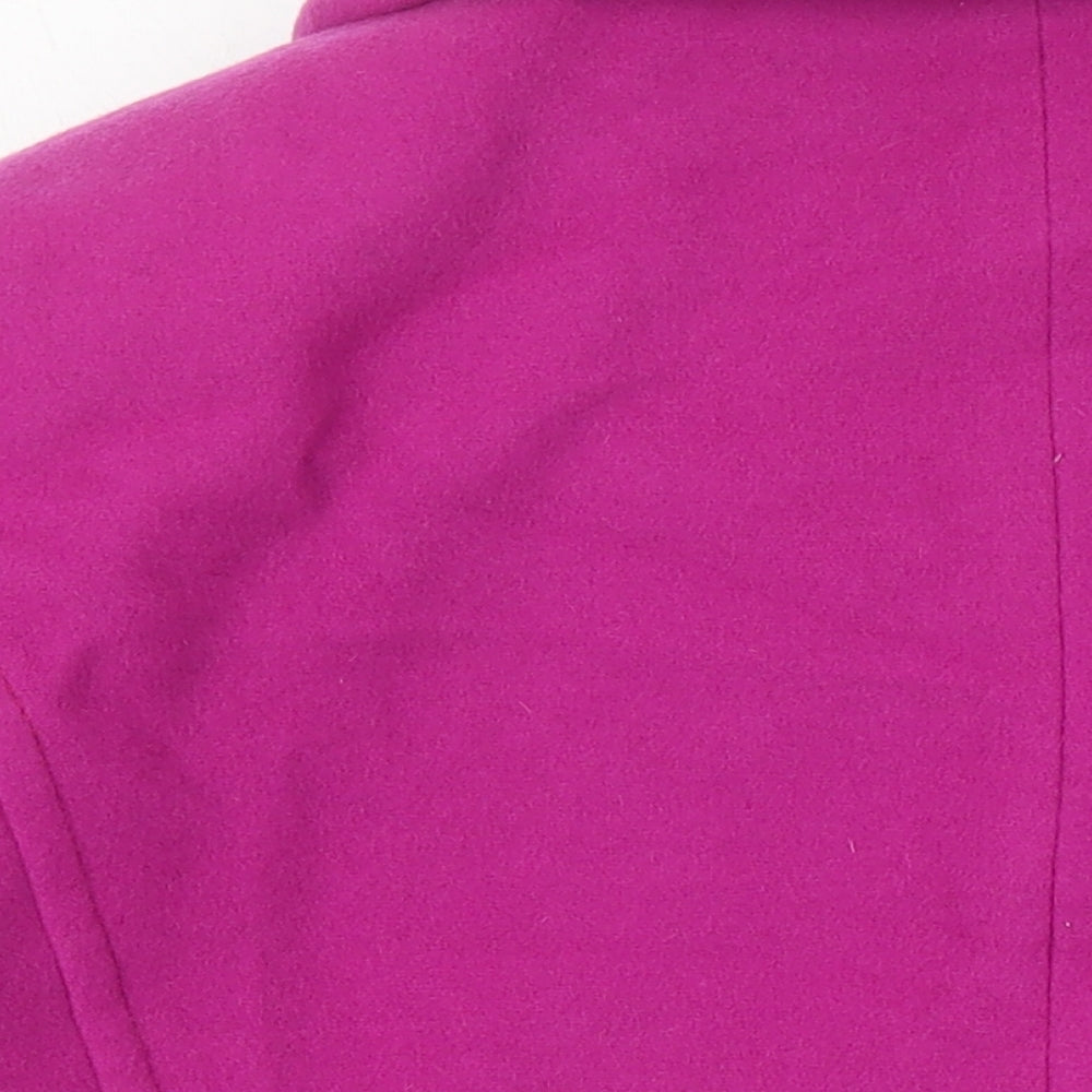 Gray & Osbourn Womens Pink Overcoat Coat Size 16