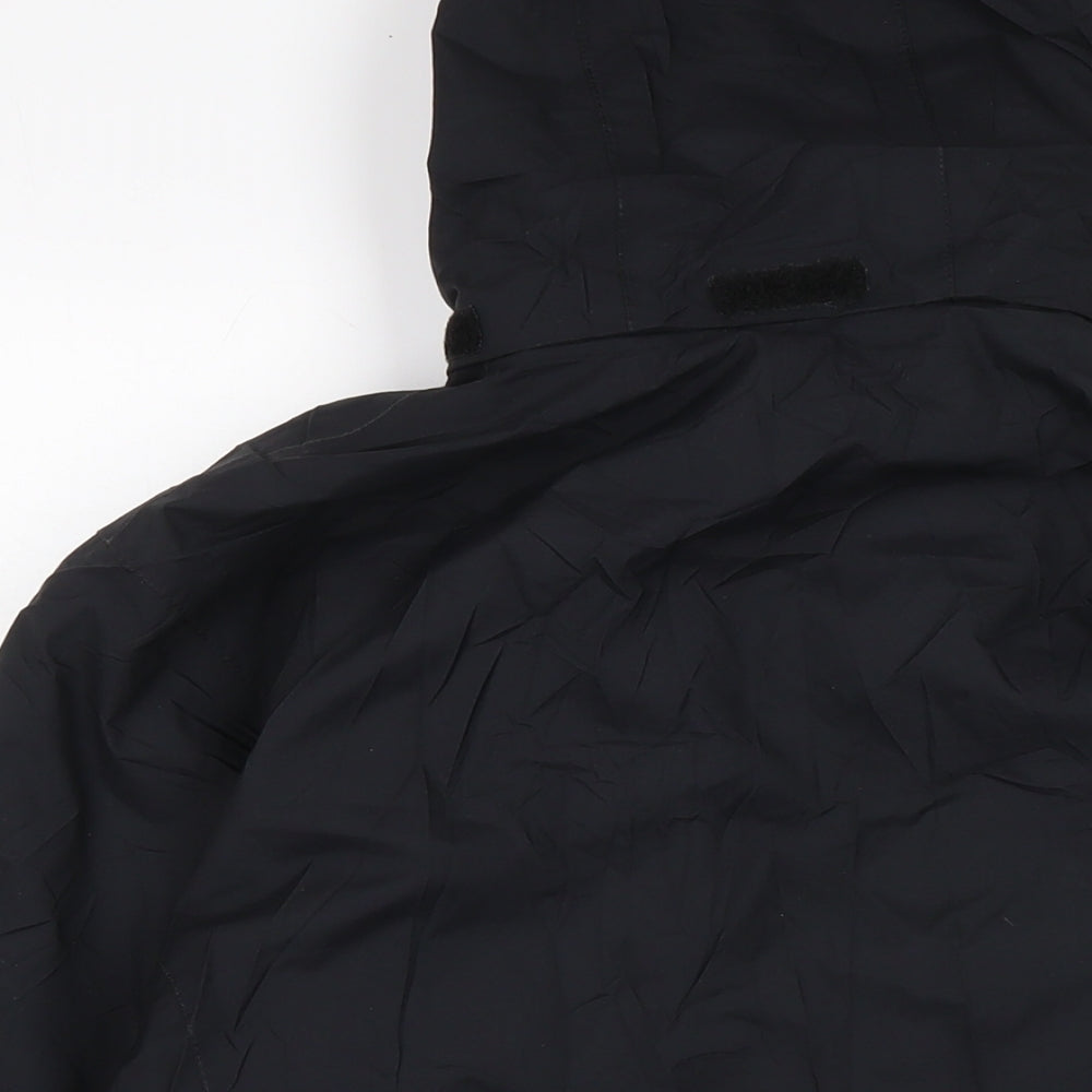Lafuma Womens Black Anorak Coat Size L Zip