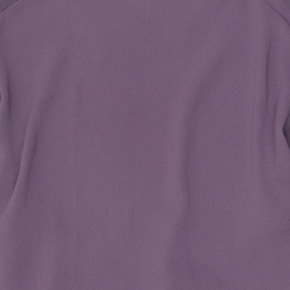 H&M Womens Purple Polyester Shift Size 16 Round Neck Pullover