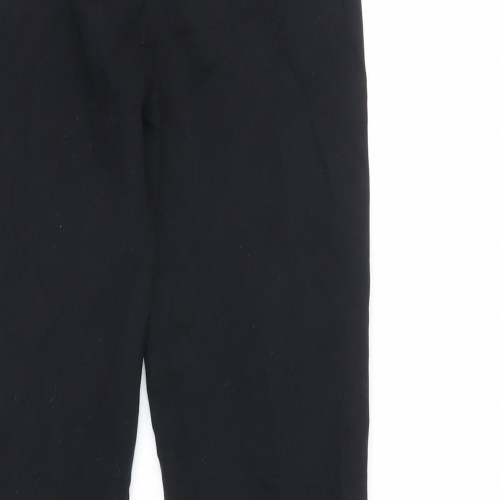 Marks & Spencer Womens Black Viscose Capri Leggings Size 6 L27 in - Elasticated Waist