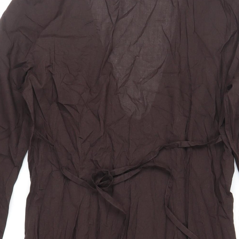 Next Womens Brown Cotton Cover Up Size 8