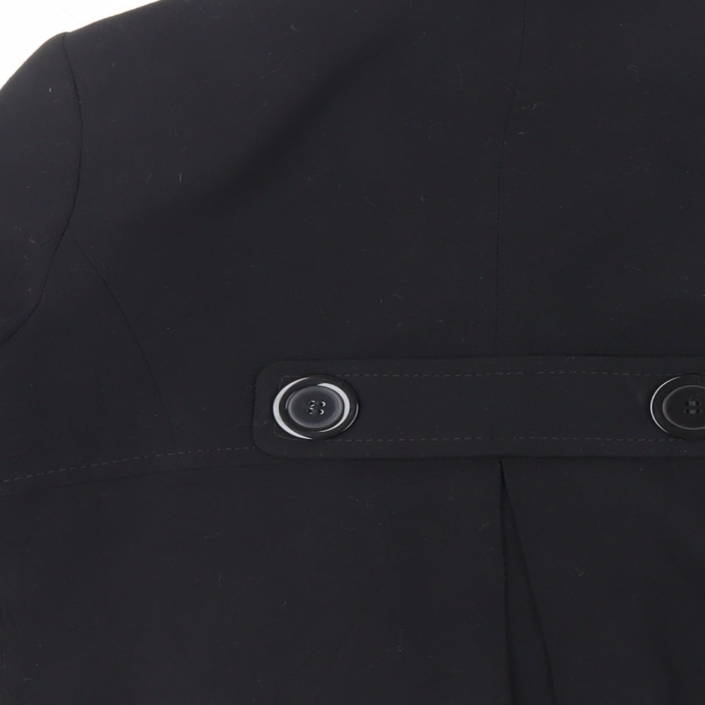Marks & Spencer Womens Black Jacket Blazer Size 12 Button