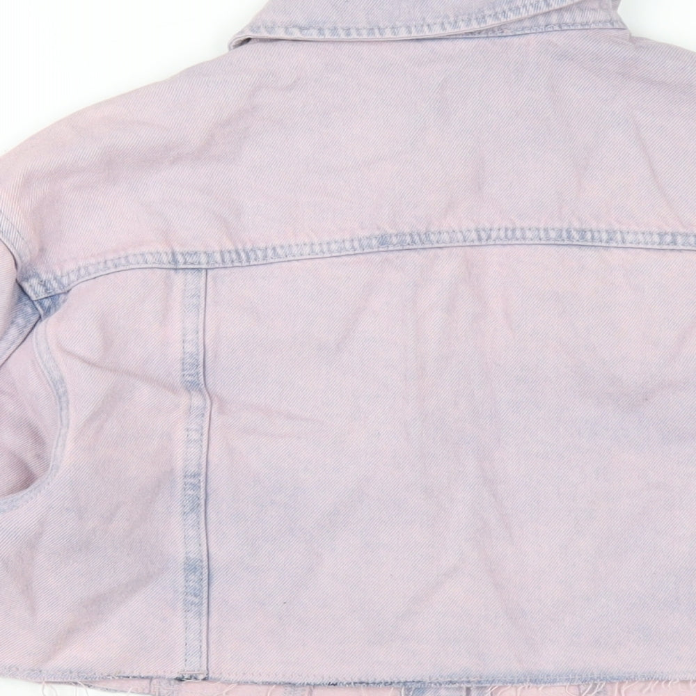 Marks & Spencer Girls Pink Jacket Size 10-11 Years Button