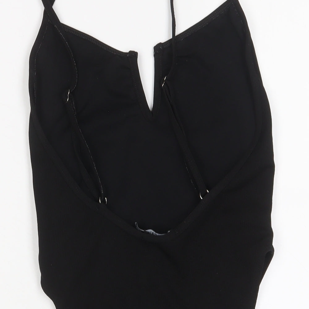 Nasty Gal Womens Black Polyamide Bikini Size 10