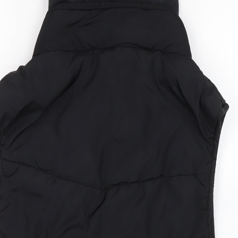Connor Mens Black Gilet Waistcoat Size M Zip
