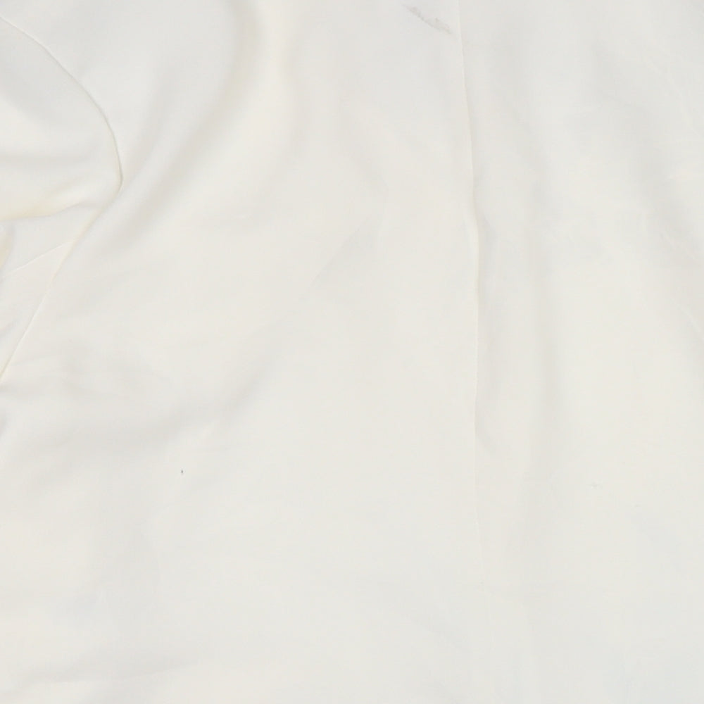 Soon Womens Ivory Jacket Size 20 Button