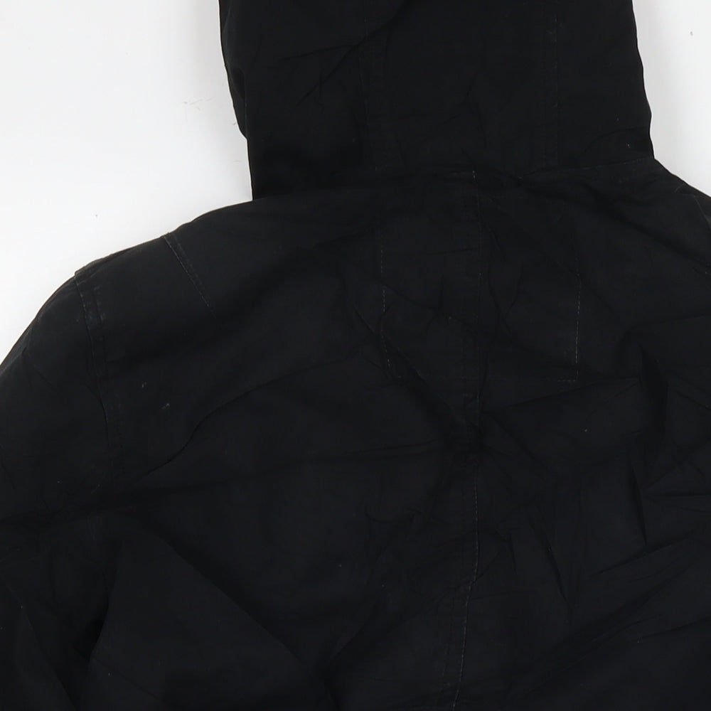Burton Mens Black Parka Jacket Size S Zip