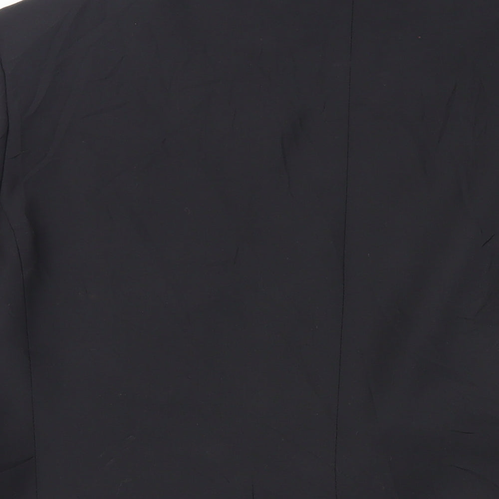 Marks & Spencer Mens Black Wool Jacket Suit Jacket Size 44 Regular